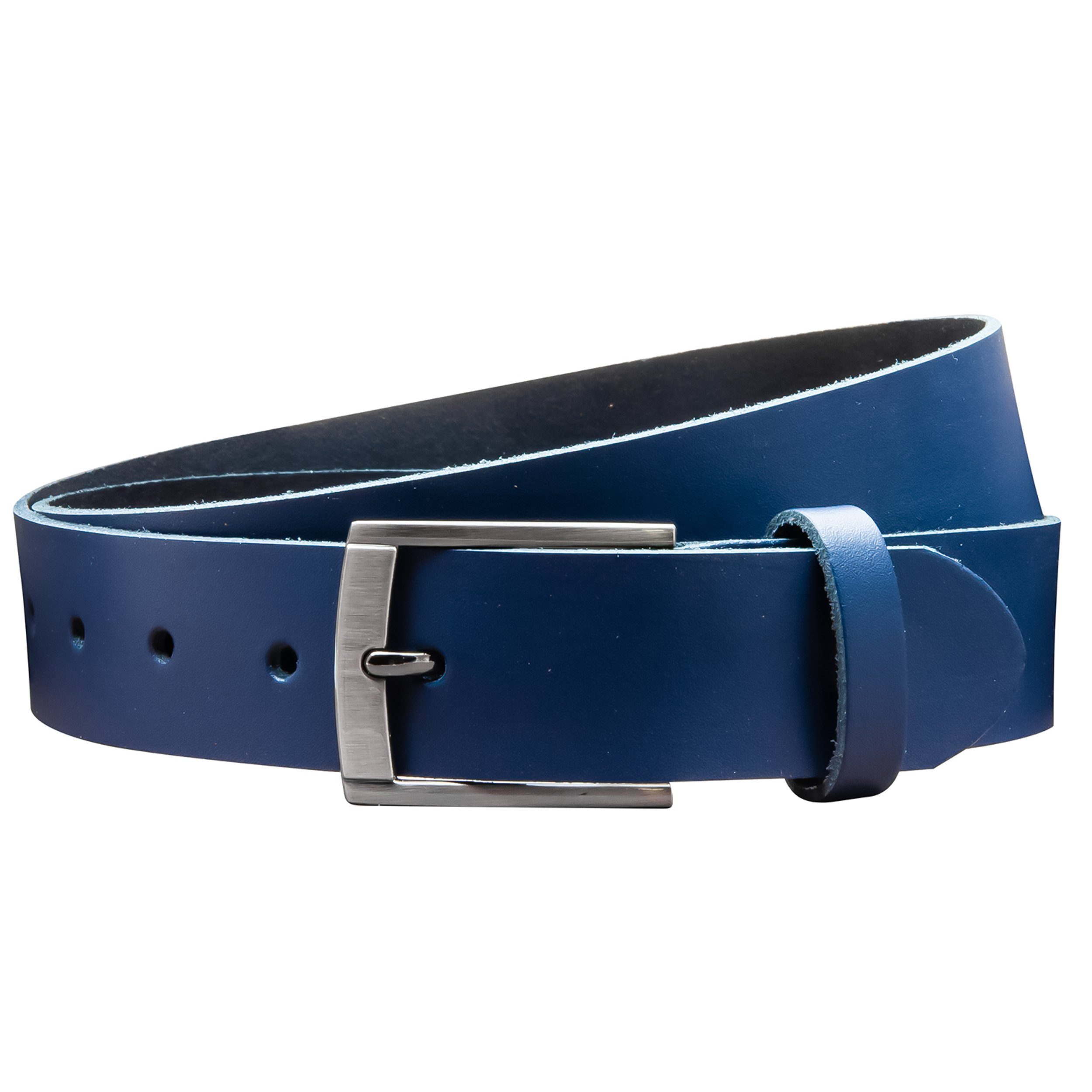 COLOGNEBELT Ledergürtel OM418-SL-Dunkelblau MADE IN GERMANY, günstig online kaufen