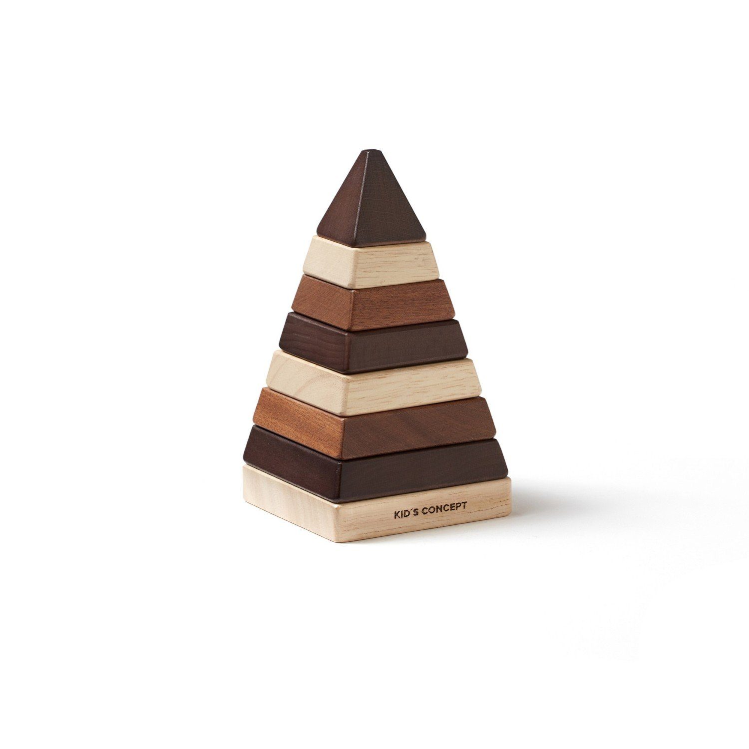 Kids Concept Stapelspielzeug Stapelpyramide Natur Neo 8-teilig