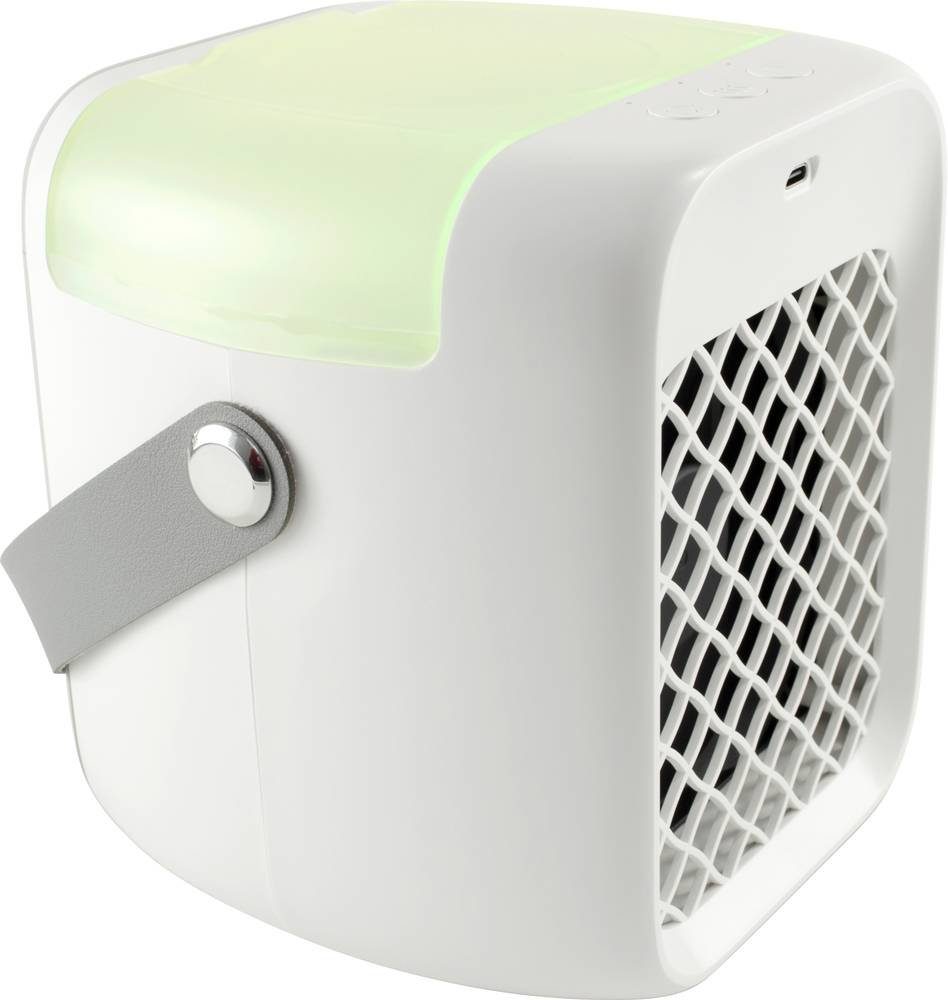 X4-Life Tischventilator X4-LIFE Luftkühler (L x B x H) 15.2 x 17.4 x 17.3 cm mit Akku, mit