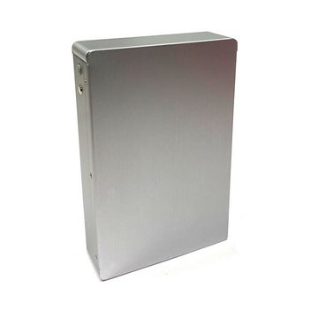 HAC24 Etui Zigarettenbox Aluminium Zigarettenetui Etui Spender, Metall Für 12 Zigaretten