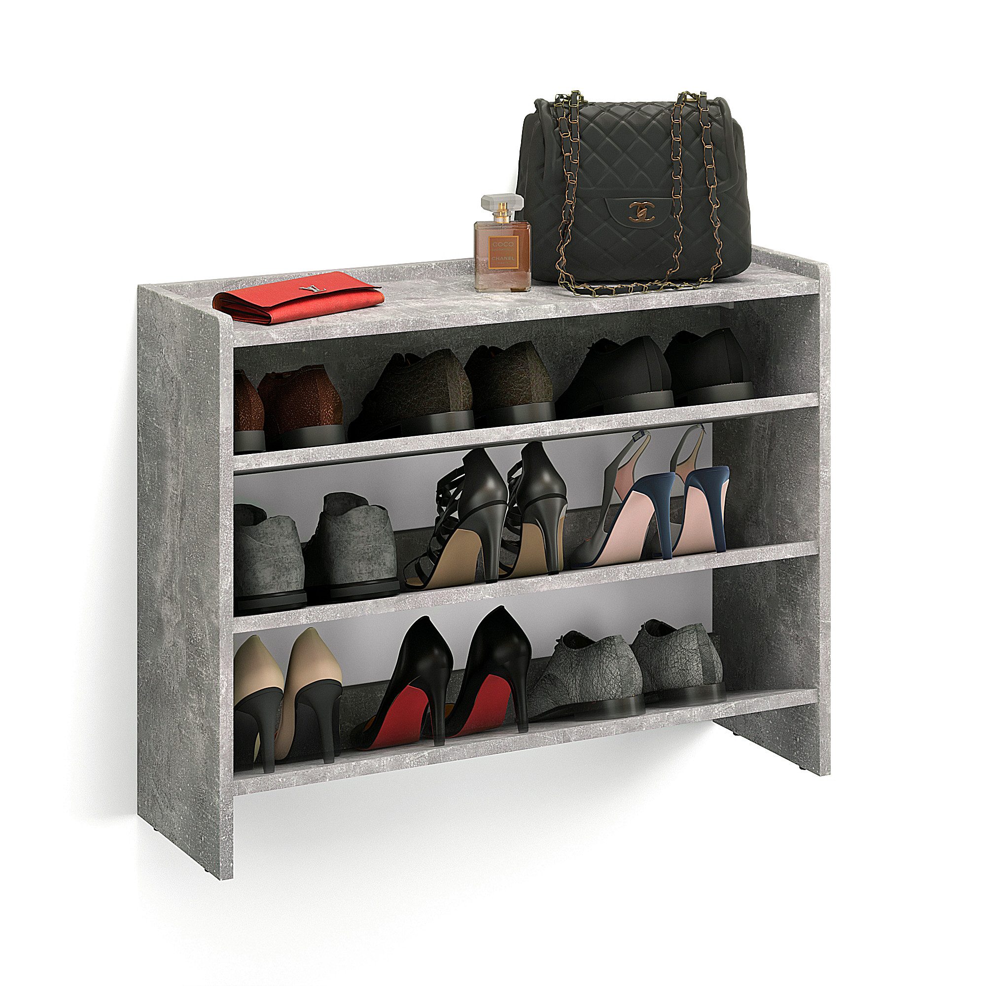 KOMTO Schuhregal Elexis 3 Schmal - günstig online kaufen