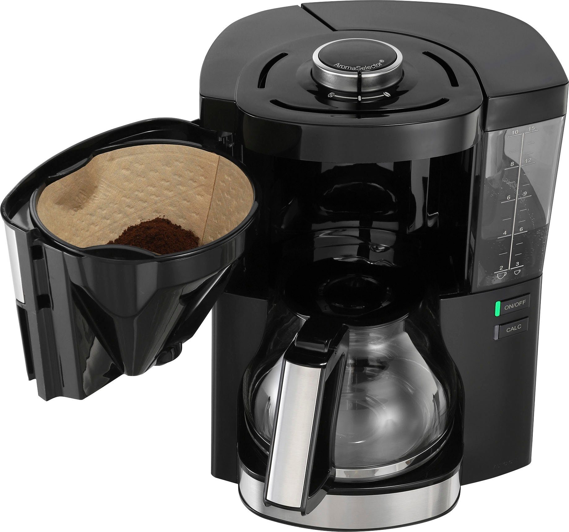 Melitta Filterkaffeemaschine 1025-06, 1x4 1,25l Papierfilter Look® Perfection Kaffeekanne