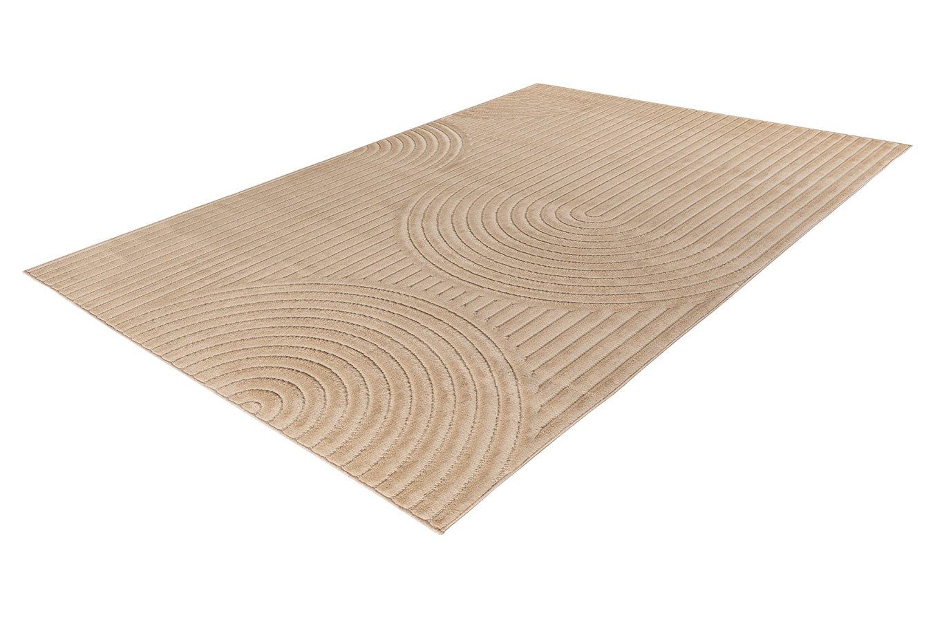 daslagerhaus living Teppich Teppich Vamos Frisee beige 200x290cm, Höhe: 1,5 mm