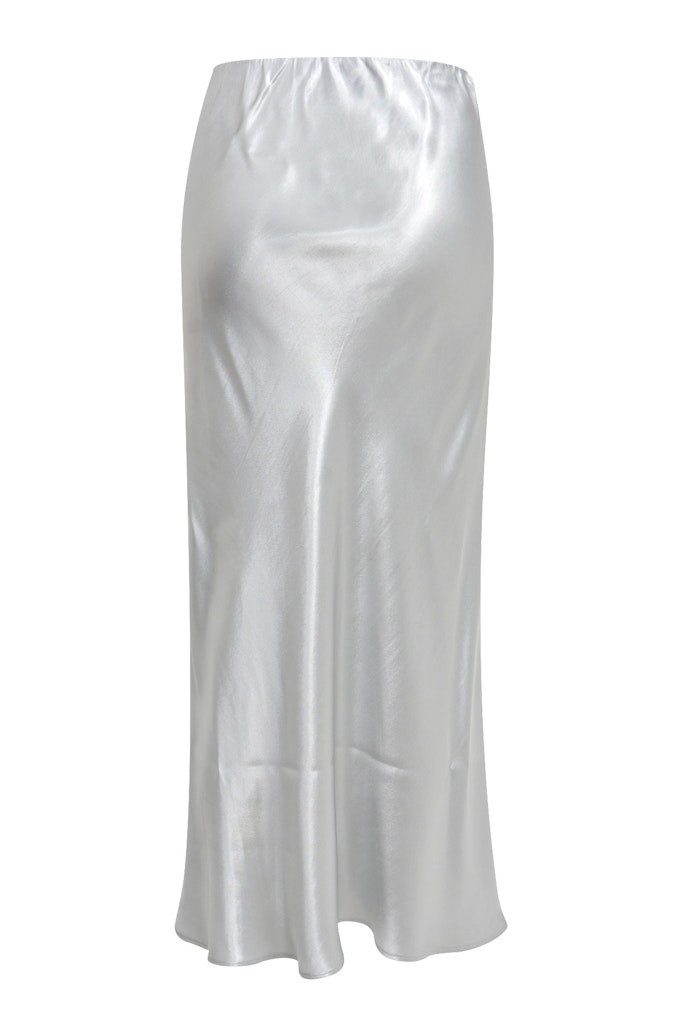 Smith & Soul Bleistiftrock SHINNY SKIRT SILVER GREY