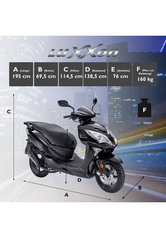 Luxxon Motoroleris XXLine 4946 ccm 45 km/h Euro 5