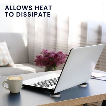 kwmobile Ständer für Laptop Laptops Unterlage Hitzeschutz Erhöhung Laptop-Ständer, (1-tlg., Ständer für Laptop Unterlage - Notebook Halter Hitzeschutz)