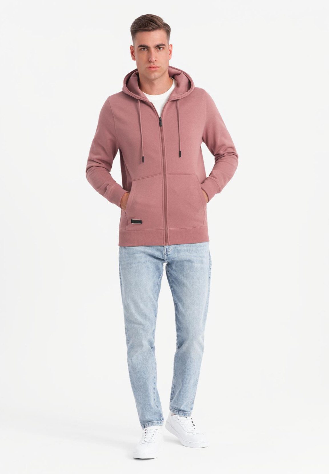 OMBRE Kapuzensweatjacke Kapuzensweatshirt