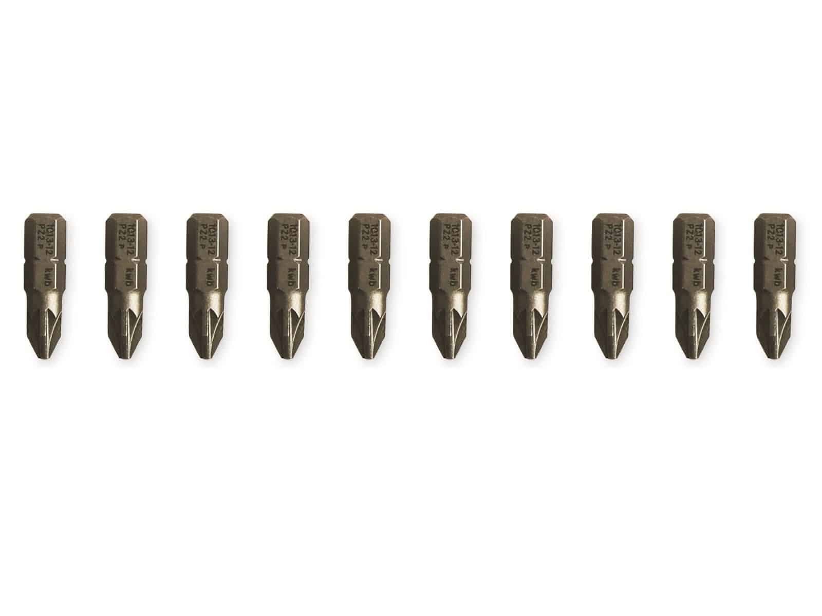 Bitset Bit-Set, 10 und PZ2, Bohrer- Stück KWB kwb 101382,