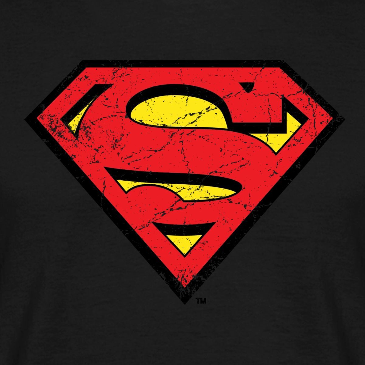 Spreadshirt T-Shirt DC Comics Superman Logo Used Look Karneval Männer T-Shirt (1-tlg)
