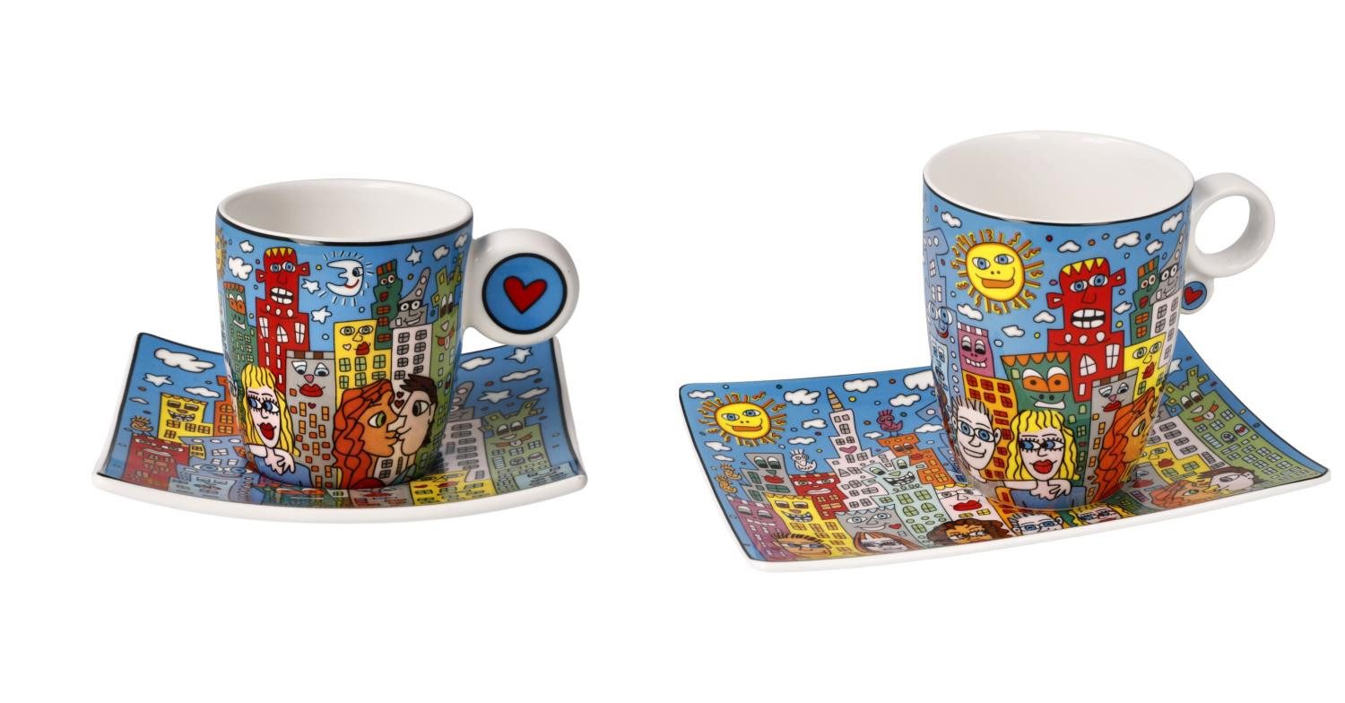 Goebel Tasse James Rizzi, Porzellan