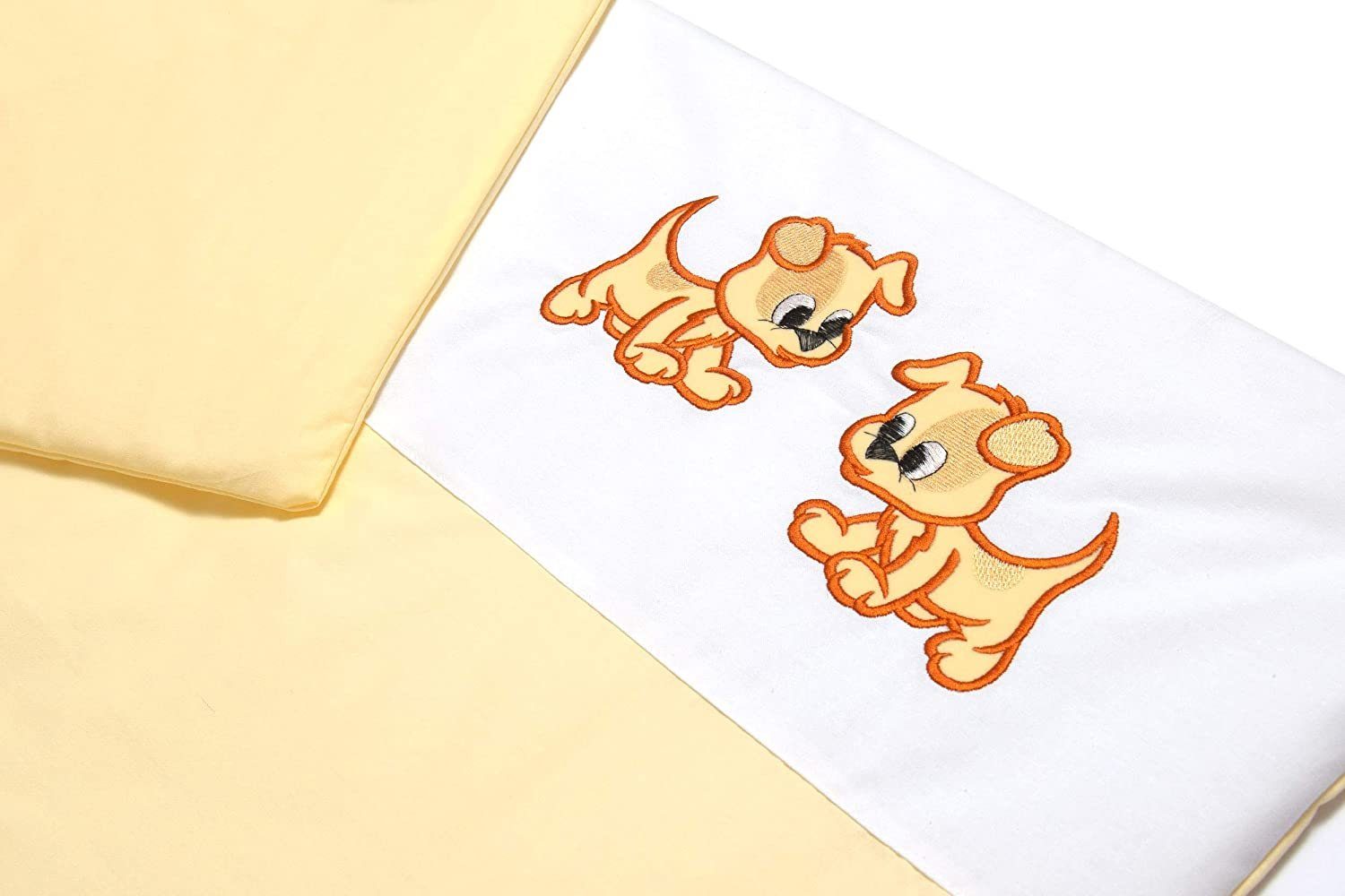 Amilian Babybettwäsche - Kinderwagenset mit Stickerei günstig online kaufen