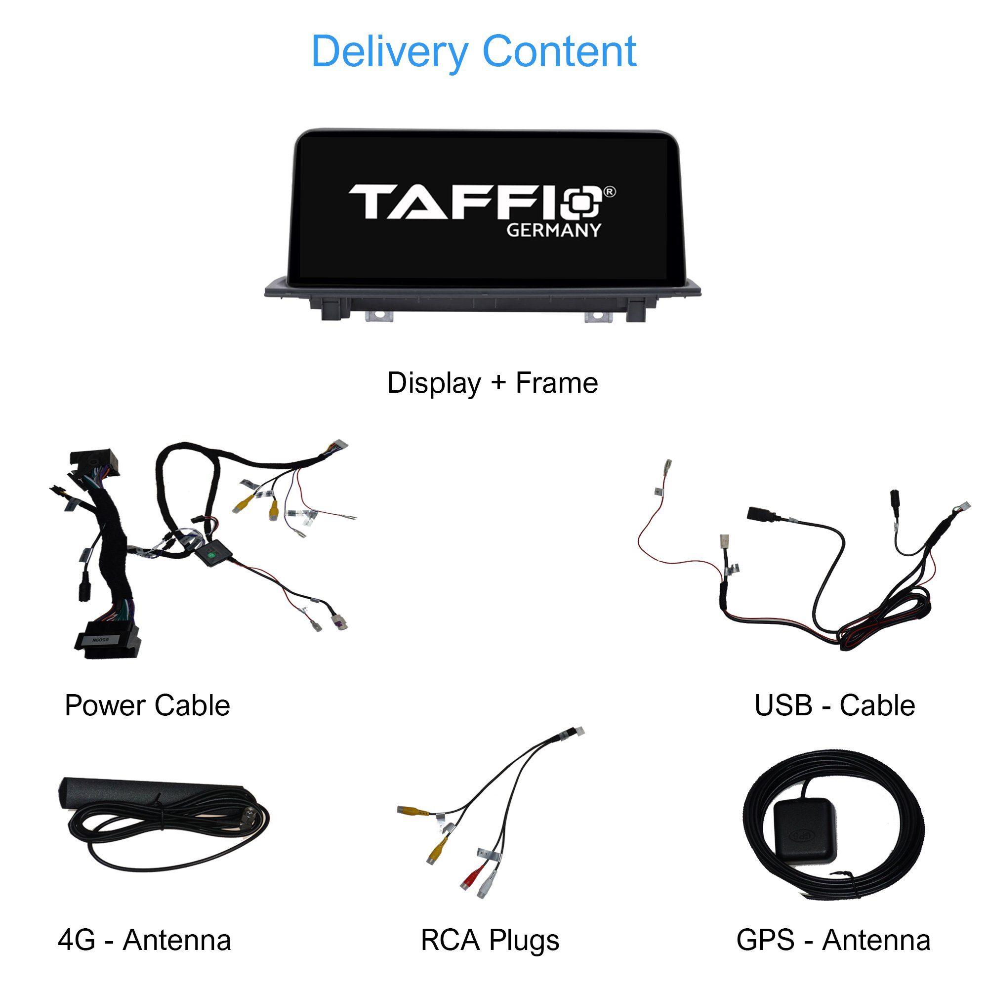 TAFFIO Für BMW X1 F48 Touchscreen Android Navi 10.25" F39 Einbau-Navigationsgerät X2 GPS EVO CarPlay