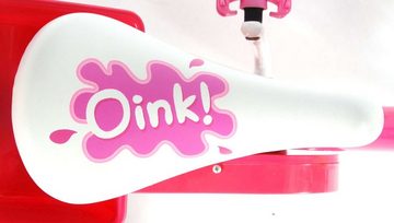 Peppa Pig Kinderfahrrad Mädchen - 12 Zoll - Pink - bis 60 kg - Rücktrittbremse - Stahlfelgen, Luftbereifung, Lenkerhöhe einstellbar, 85% zusammengebaut