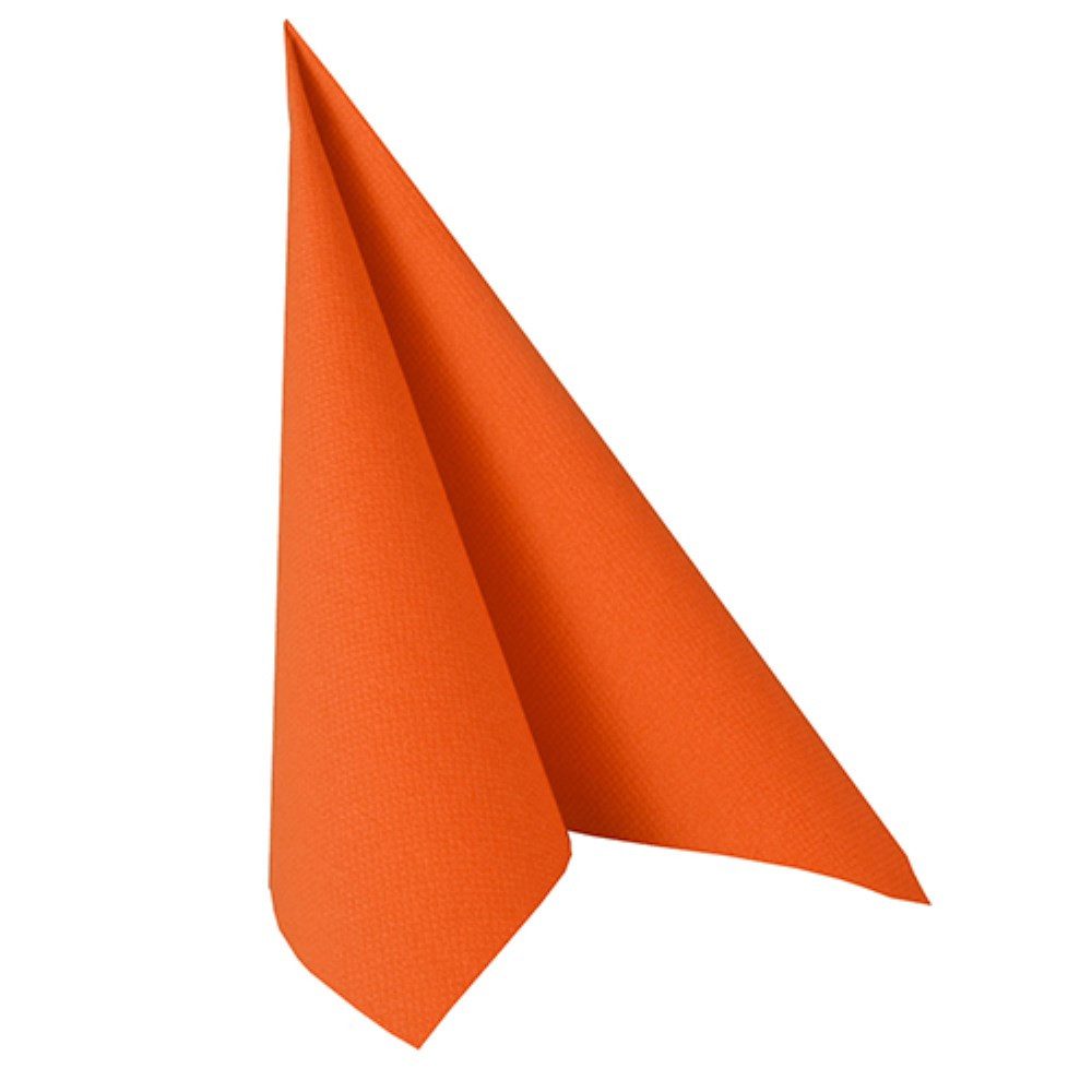 PAPSTAR Papierserviette 50 Servietten "ROYAL Collection" 1/4-Falz 40 cm x 40 cm nektarine
