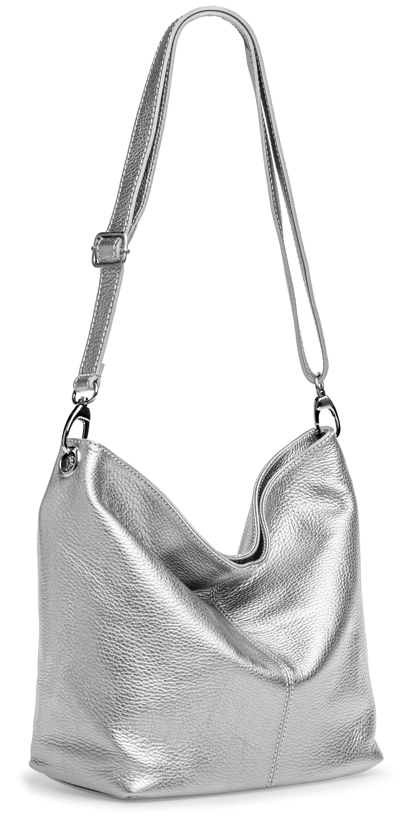Caspar Schultertasche Klassische Damen Leder Handtasche - PREMIUM LINE - Mo günstig online kaufen