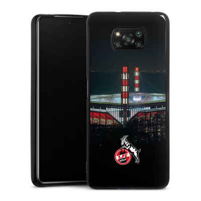 DeinDesign Handyhülle 1. FC Köln Stadion Offizielles Lizenzprodukt Köln Stadion Nacht, Xiaomi Poco X3 Pro Silikon Hülle Bumper Case Handy Schutzhülle