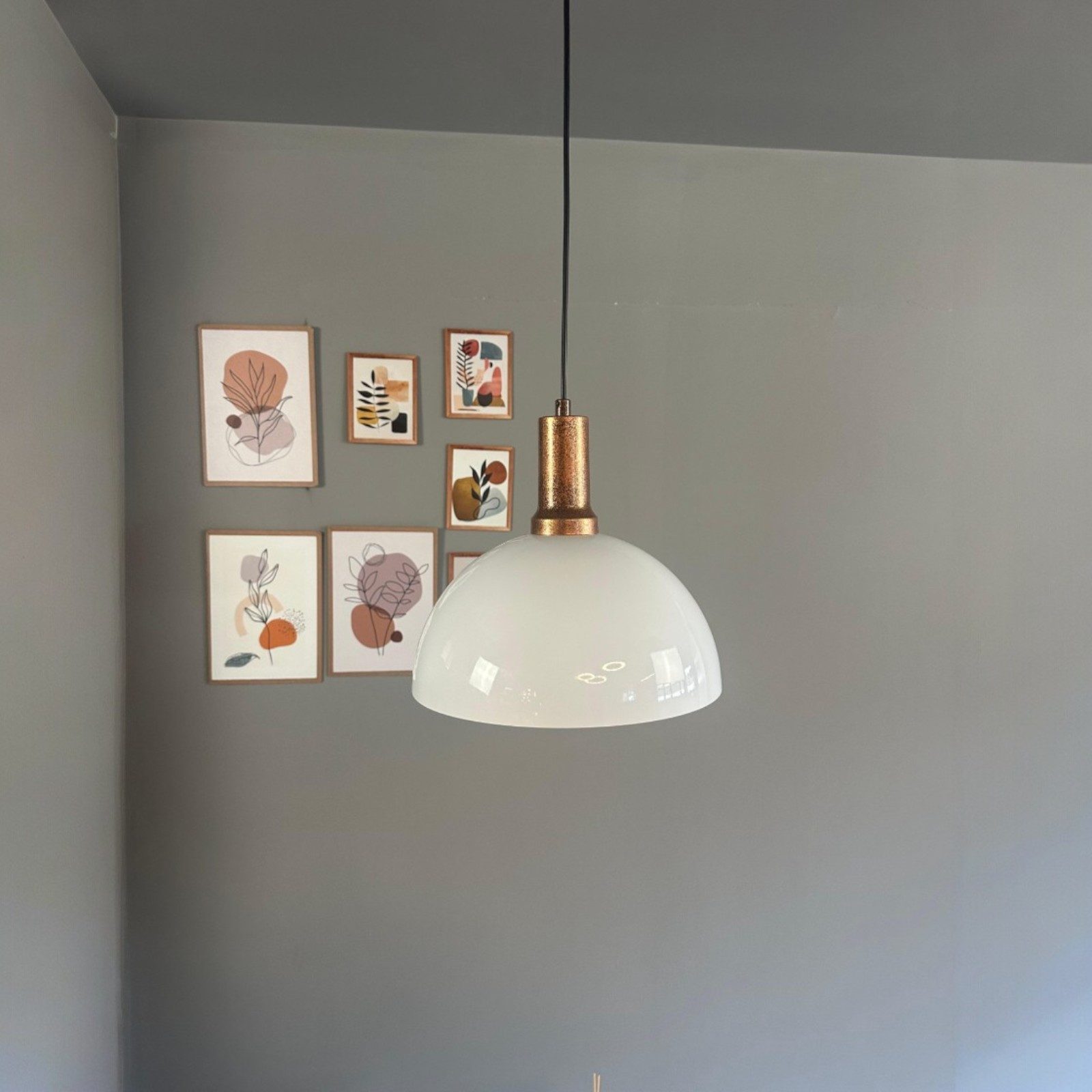 Bamyum Pendelleuchte Pendelleuchte Yimpi Metall Ø30cm, Modern Hängelampe, ohne Leuchtmittel