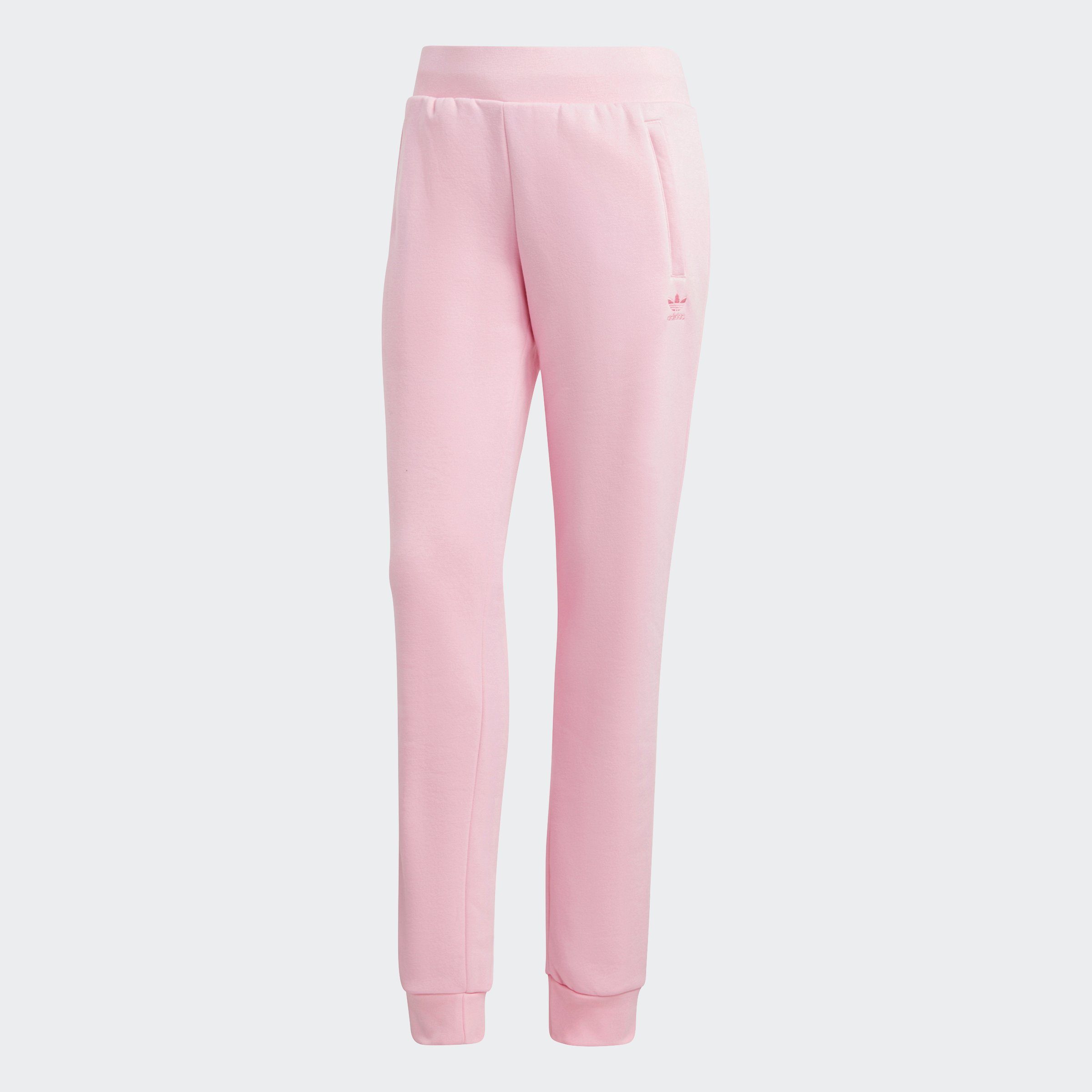 Originals FLEECE ADICOLOR Sporthose (1-tlg) adidas ESSENTIALS SLIM Pink True