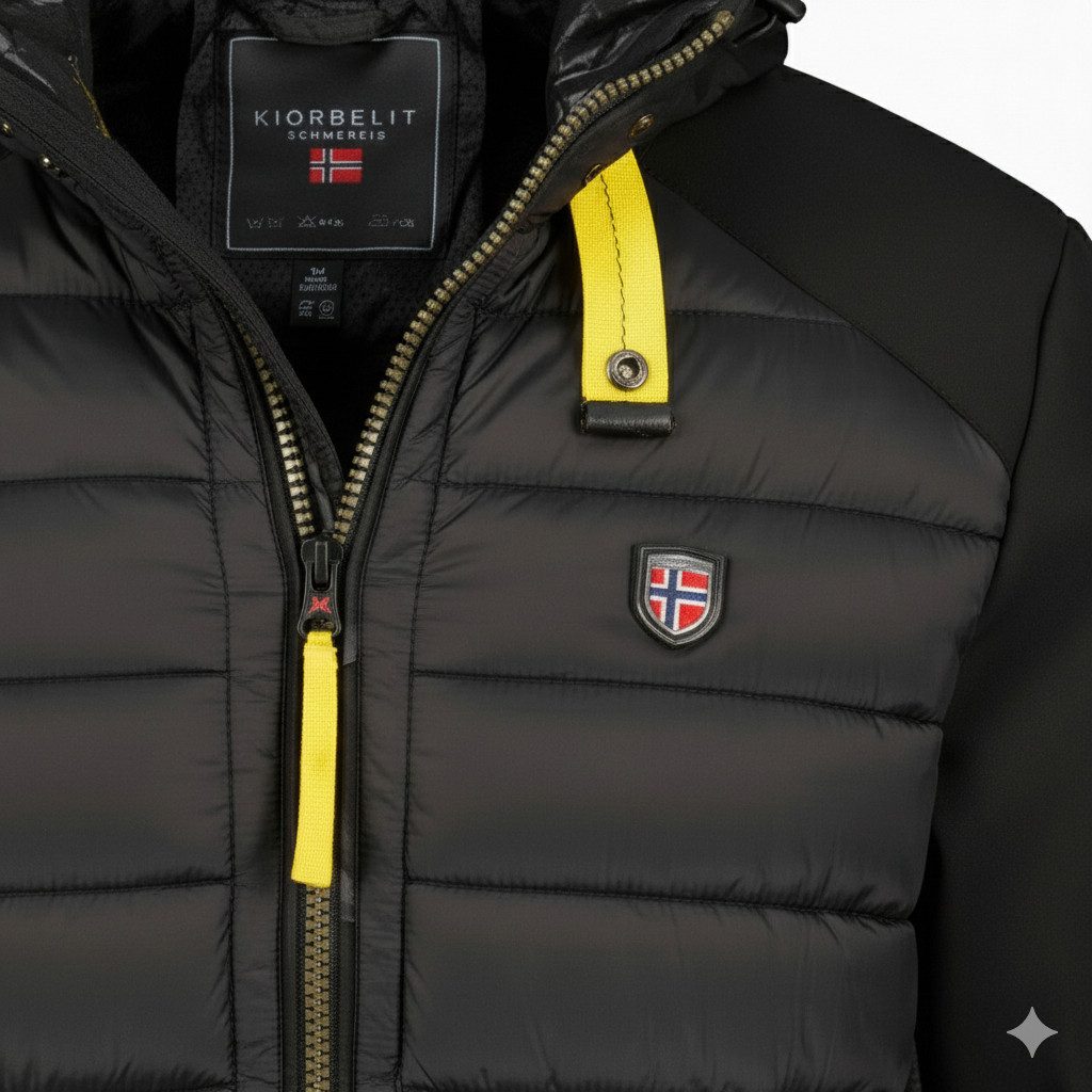 Geographical Norway Steppjacke Hochwertige Outdoorjacke Parka Hochwertige Outdoorjacke Parka mit Kapuze