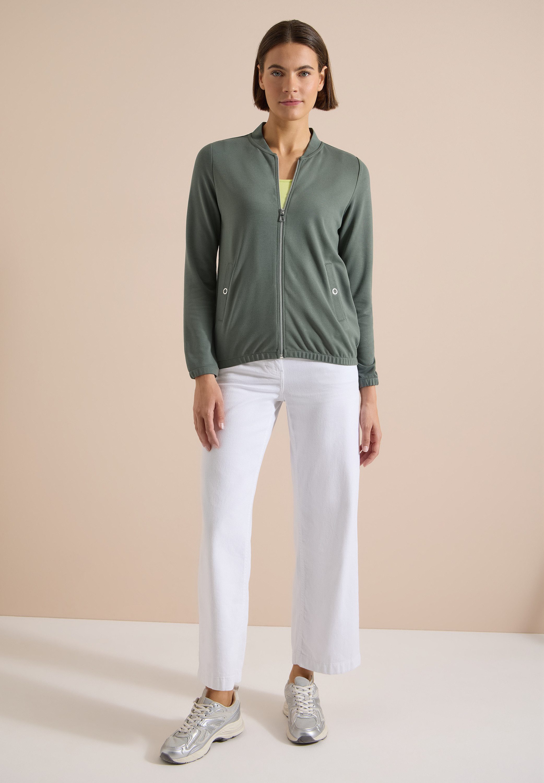 CECIL Cardigan aus stretchigem Viskosematerial