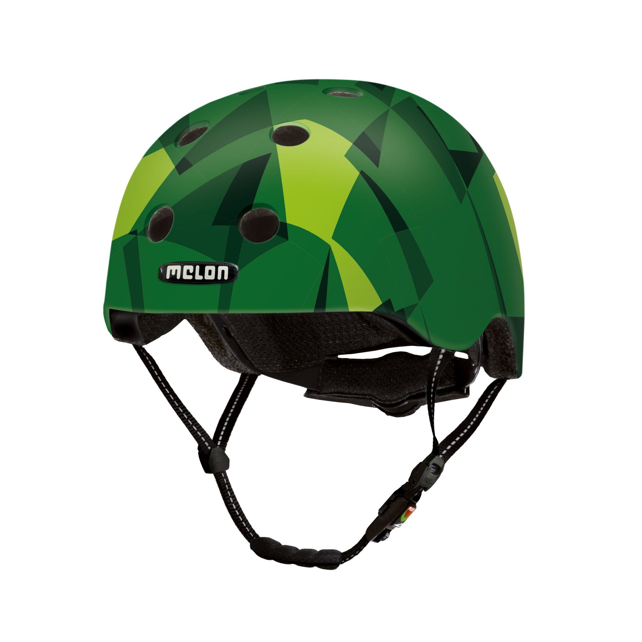Melon Fahrradhelm Green Mamba (matte), super leicht, Magnetverschluss, größenverstellbar, mehr als 50 Designs