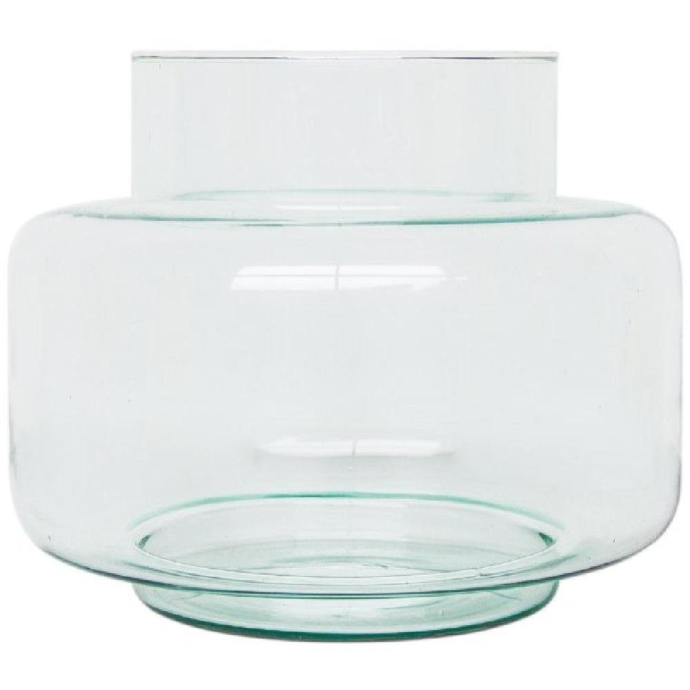 Urban Nature Culture Dekovase Vase Recycled Glass Transparent (22x18cm). € 14,95