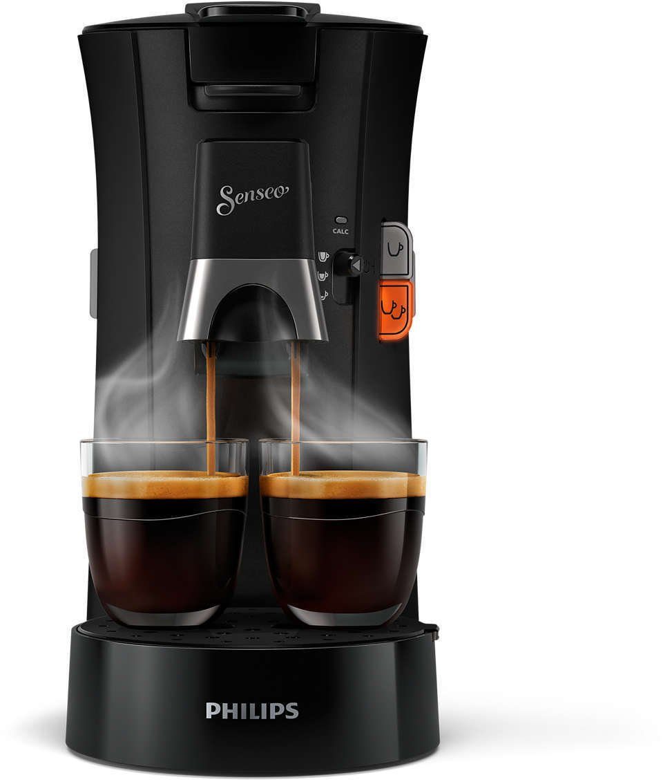 Senseo Kaffeestärkewahl 2 gleichzeitig, Philips Senseo Tassen Select, CSA230/69 Kaffeepadmaschine