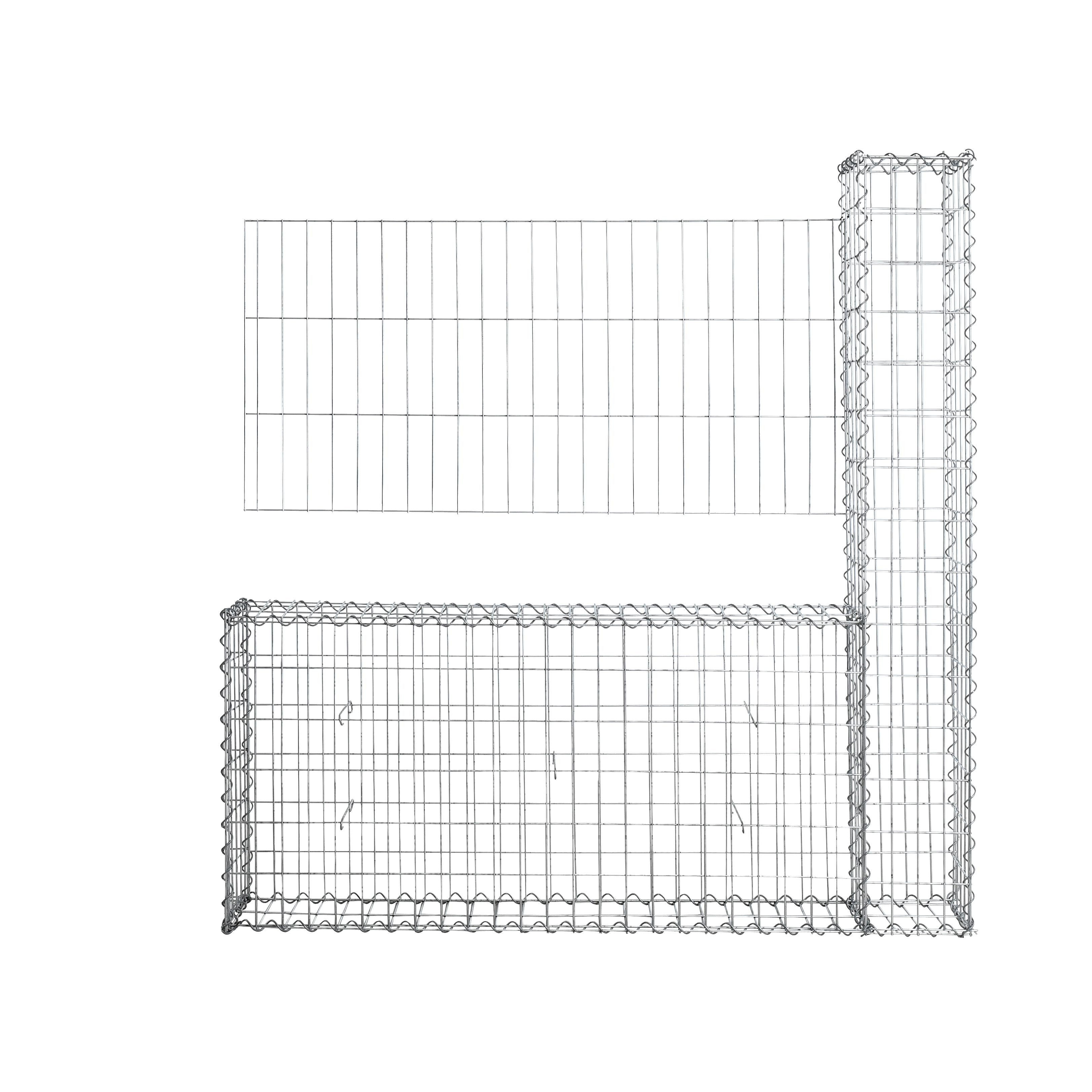 Gabionenzaun Gabionen Mauer Gartenzaun 140x150 cm Gabione Steinkorb Rankgitter Dr