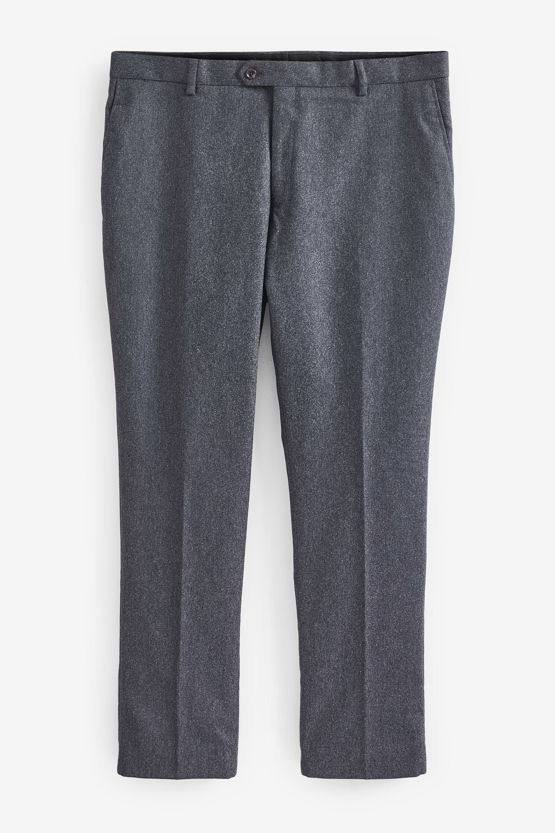 Next Anzughose Donegal-Anzug aus Wollmischung: Slim Fit Hose (1-tlg) Dark Blue