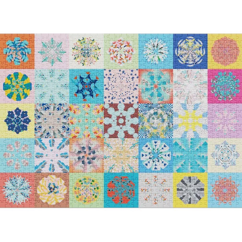 CLOUDBERRIES Puzzle Puzzle Patchwork 1000 Teile, Puzzleteile