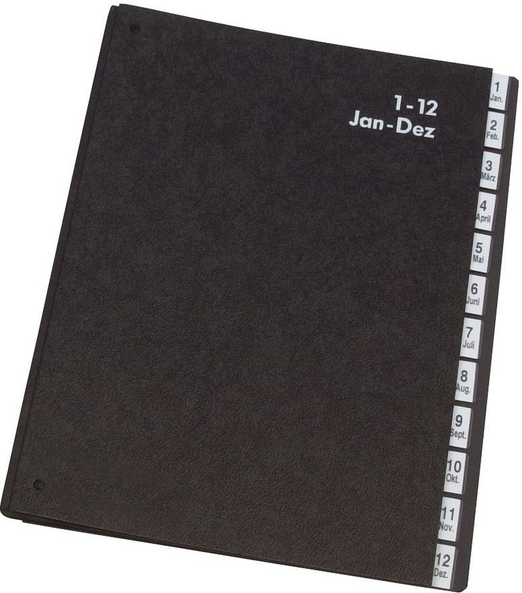 Connect Organisationsmappe Pultordner A-Z schwarz