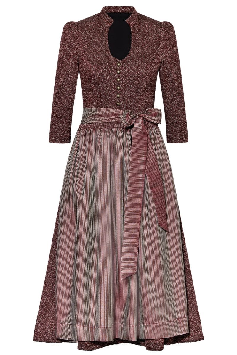 Dirndl Winter Dirndl 2tlg. - WEITSEE - weinrot