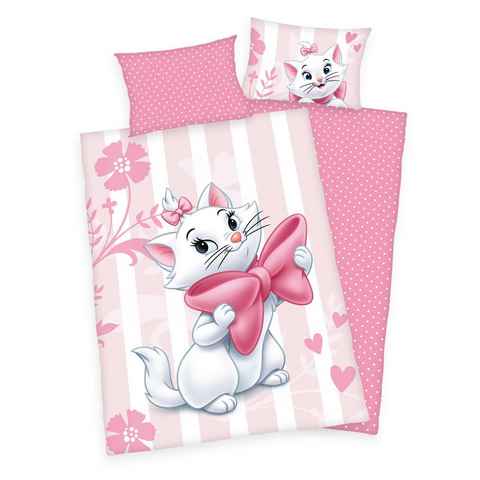 Babybettwäsche Disney Cat Marie Aristocats Baby Bettwäsche 40 x 60 cm + 100 x 135 cm, Disney