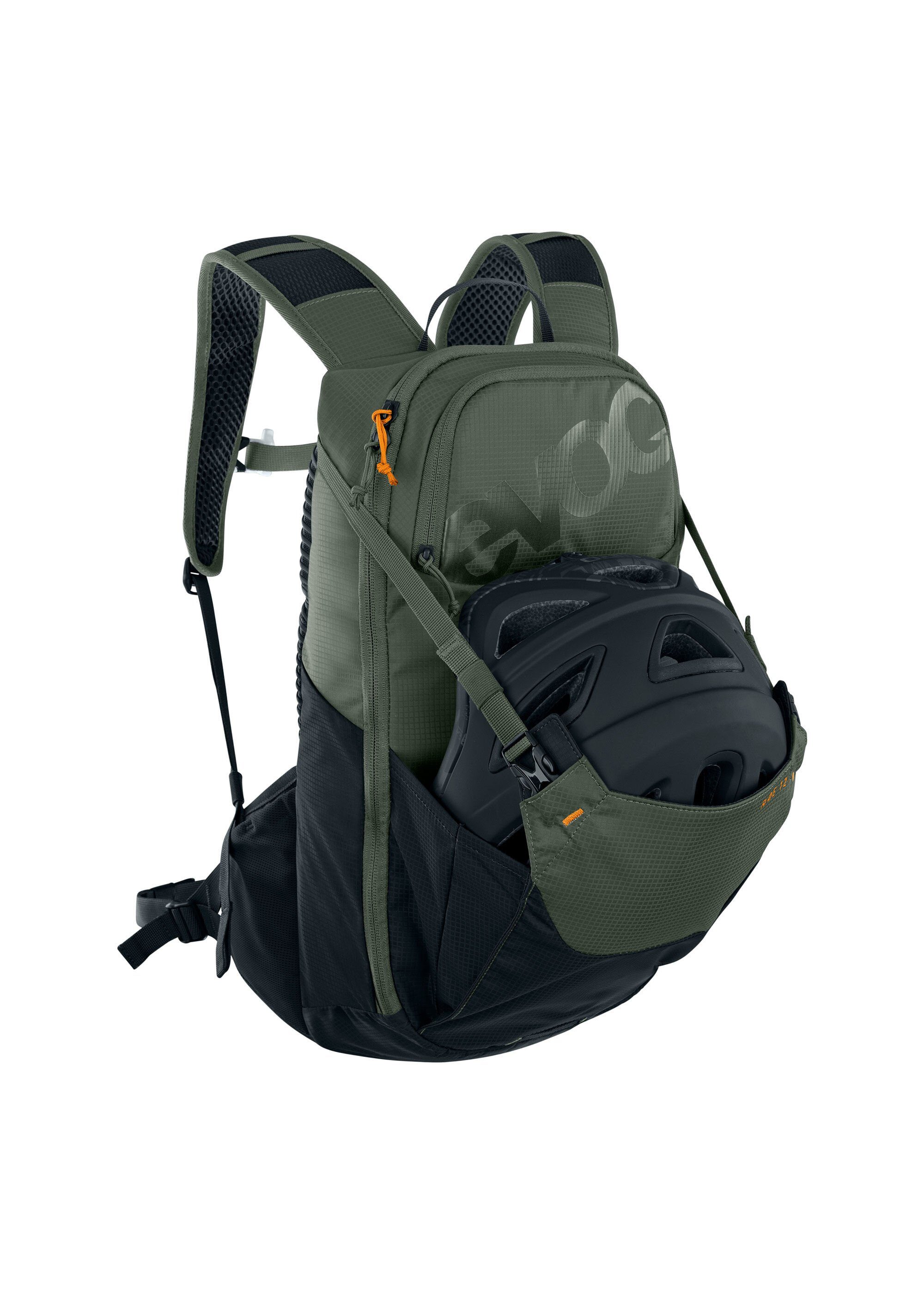 EVOC Packsack RIDE 12, mit Transportlasche für den Bike-Helm