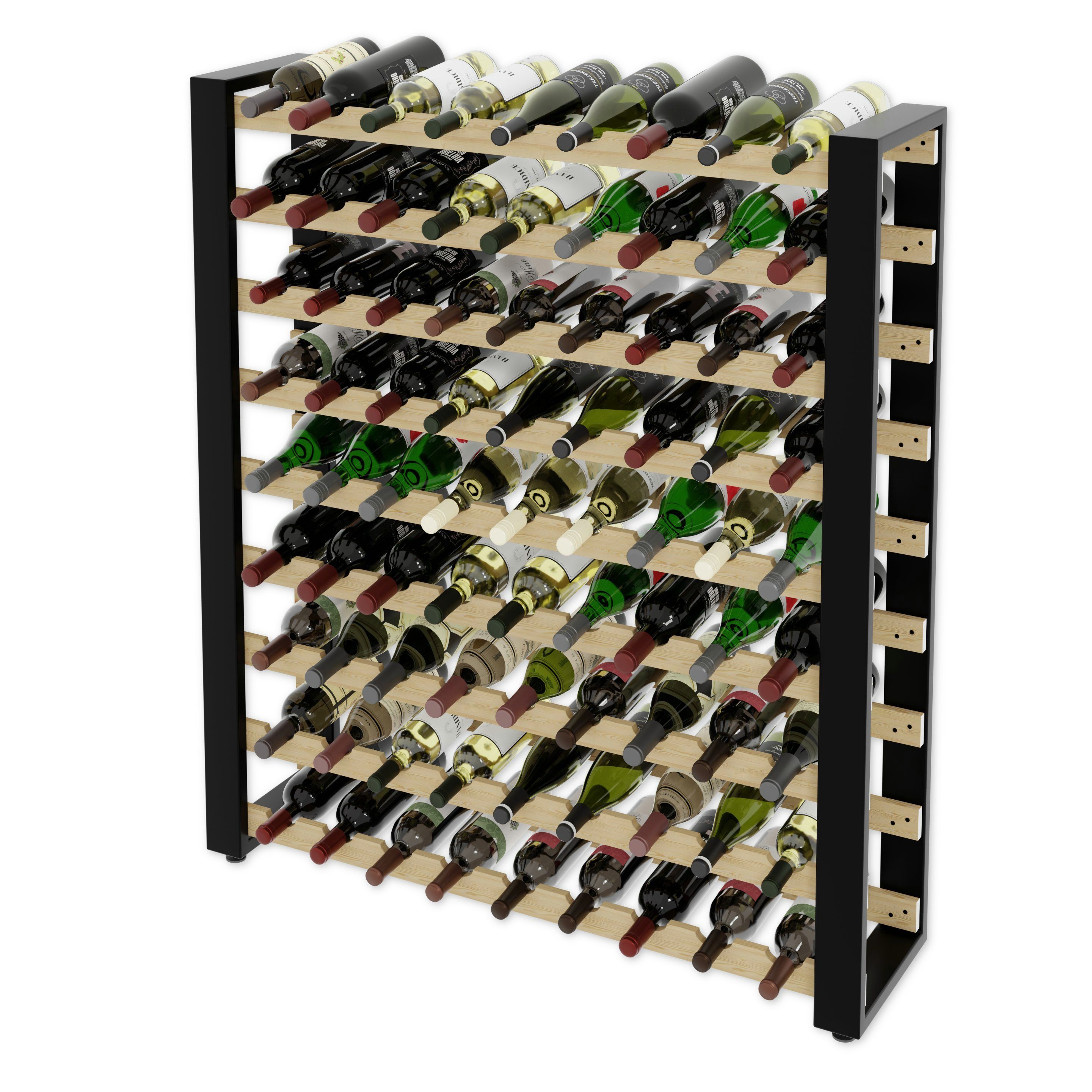 Lenmar Weinregal LOFT Weinregal aus Holz,Flaschenregal,Kellerregal,Regale,W günstig online kaufen