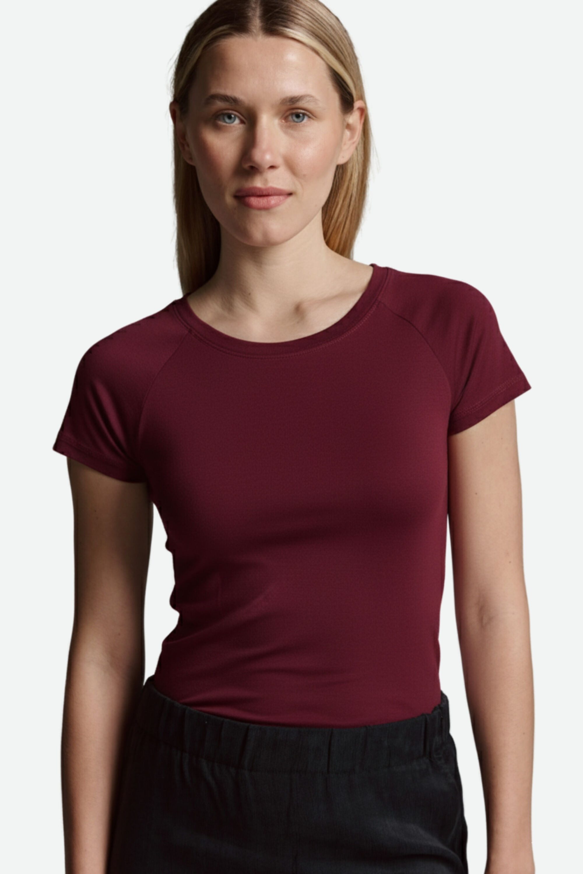 Cotton Candy Rundhalsshirt (1-tlg) mit Rundhalsausschnitt