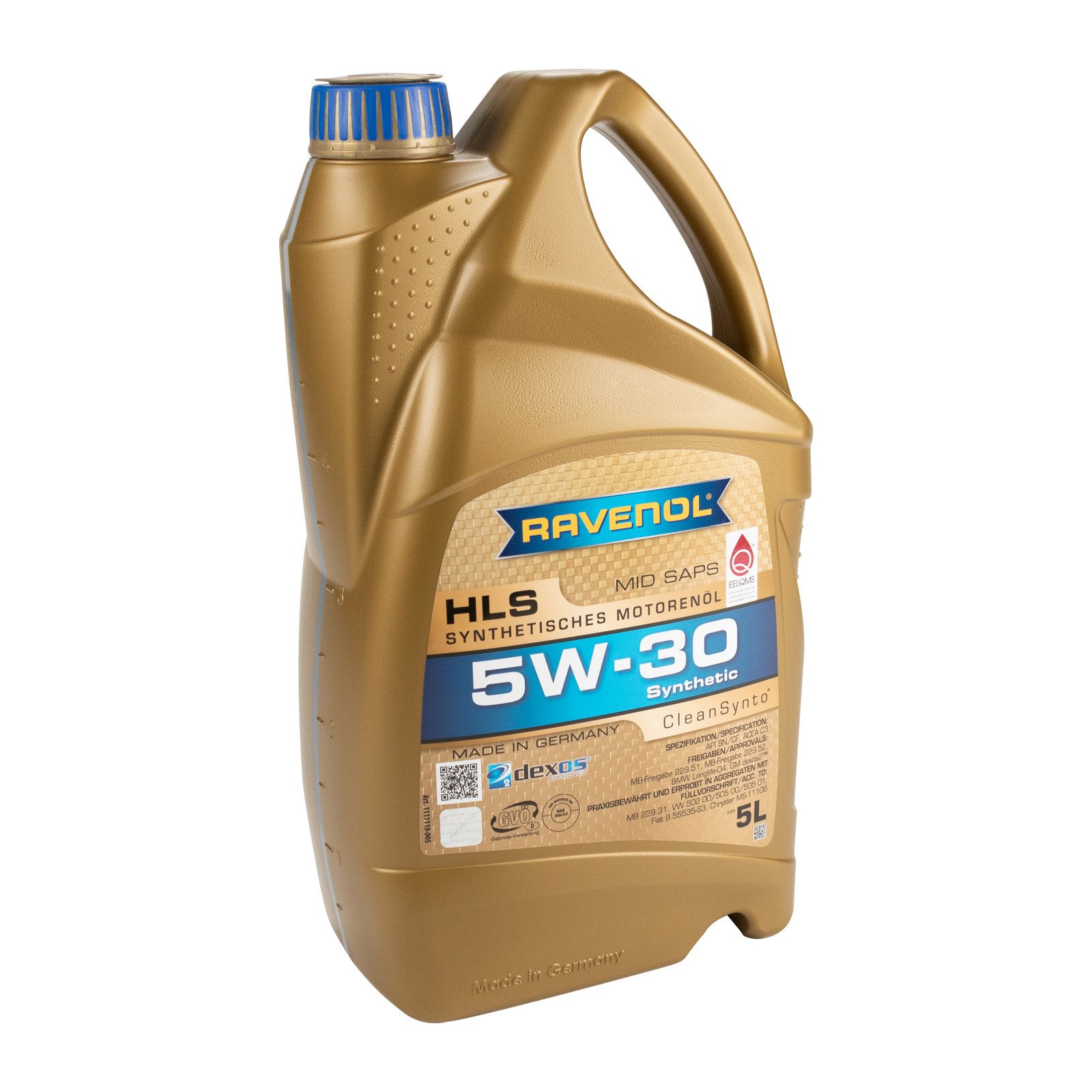 Ravenol Motoröl Öl-Additiv RAVENOL HLS Motoröl Öl SAE 5W30 5L 5 Liter, (1-tlg)