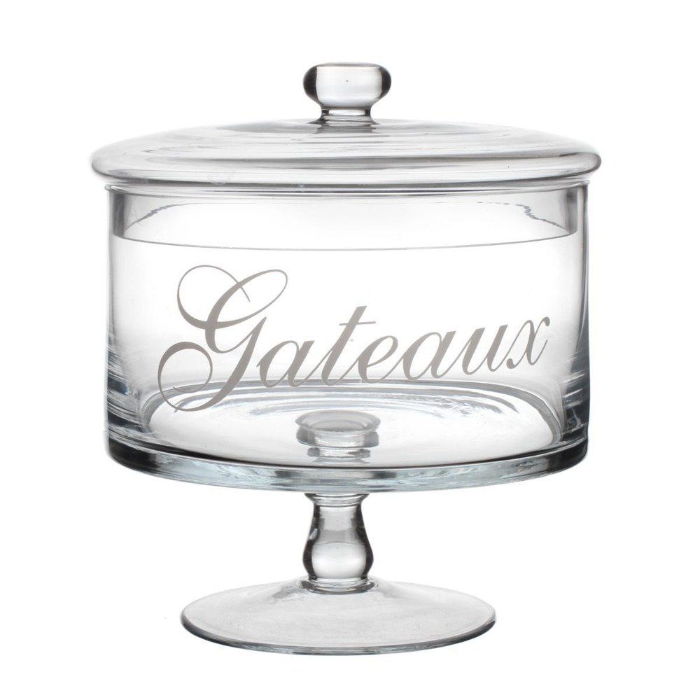 Secret de Gourmet Vorratsglas Glasbecher für Kuchen, süße Lagerung, Glasbehälter für KekseØ 19 cm, Glas, (einzeln, 0-tlg., einzeln)