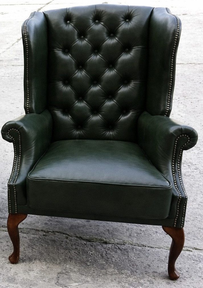 Xlmoebel Ohrensessel Chesterfield Ledersessel Textil Leder Couch Sofa LAGERWARE (2-St., Chesterfield Ohrensessel), Made in Europa