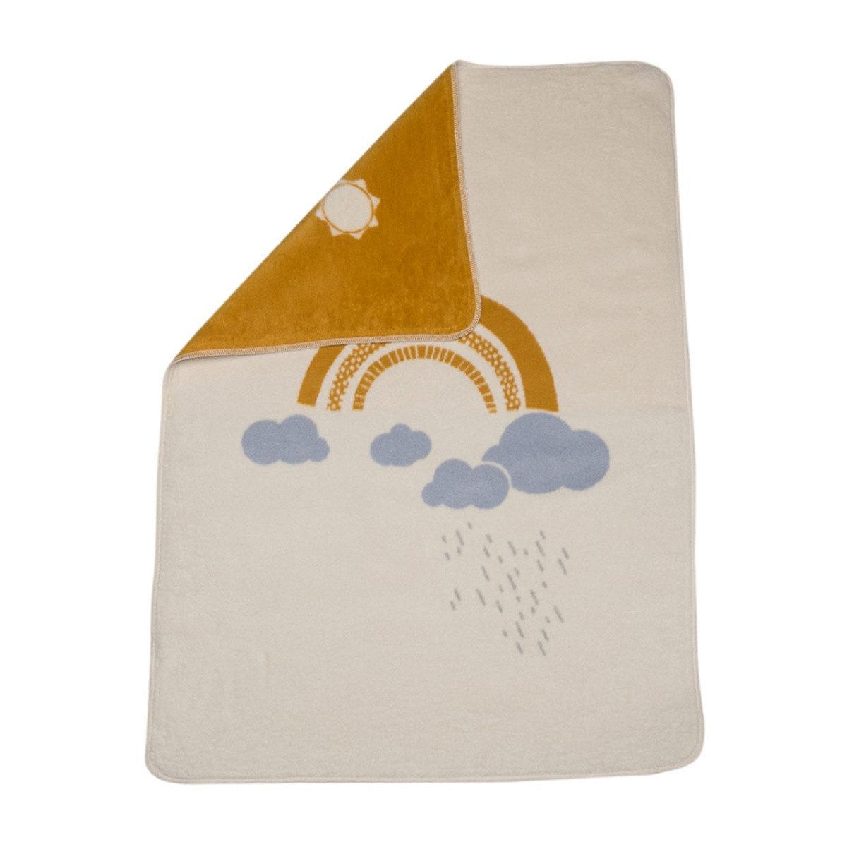 Babydecke Maja, DAVID FUSSENEGGER, süße Kuscheldecke aus 100 % Bio Baumwolle