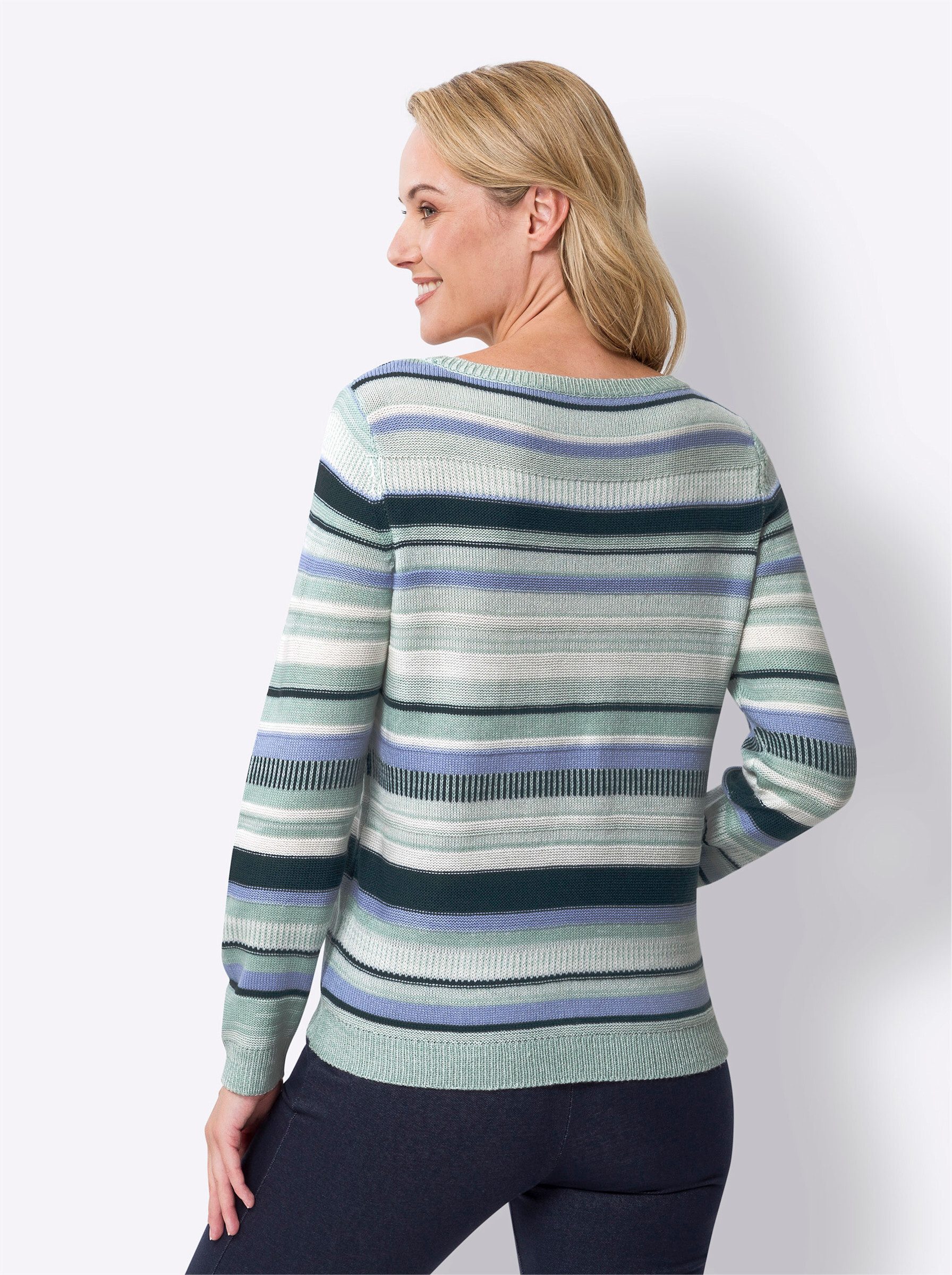 Sieh an! Strickpullover Langarm-Pullover günstig online kaufen