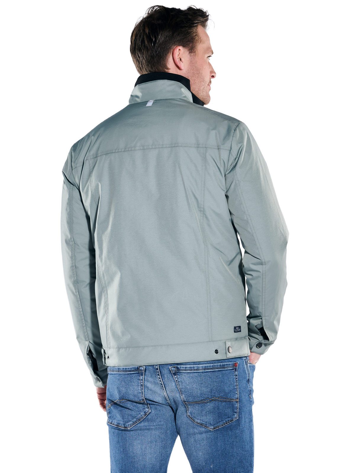 Engbers Kurzjacke Herren Funktionsjacke im Jeansjacken-Style, Gruen