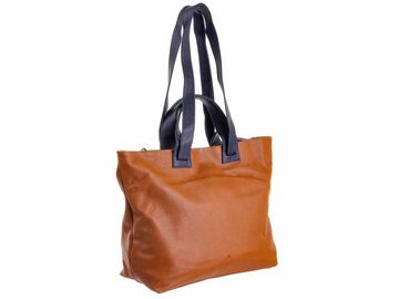 Prato Umhängetasche Prato LM K03 Asif Rindleder geprägt Shopper (1-tlg), Modern