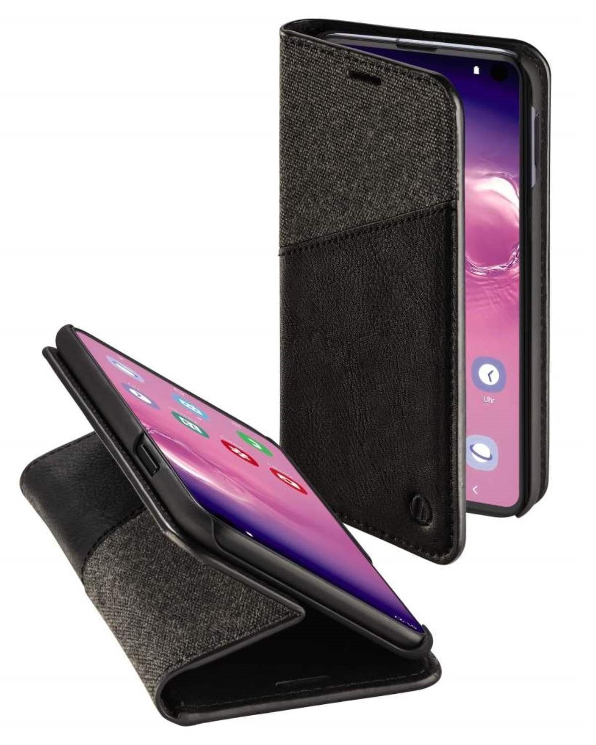 Hama Handyhülle Booklet Klapp-Tasche Hülle Case Smart-Cover, 360° Schutz Magnet-Verschluss Stand-Funktion für Samsung Galaxy S10e