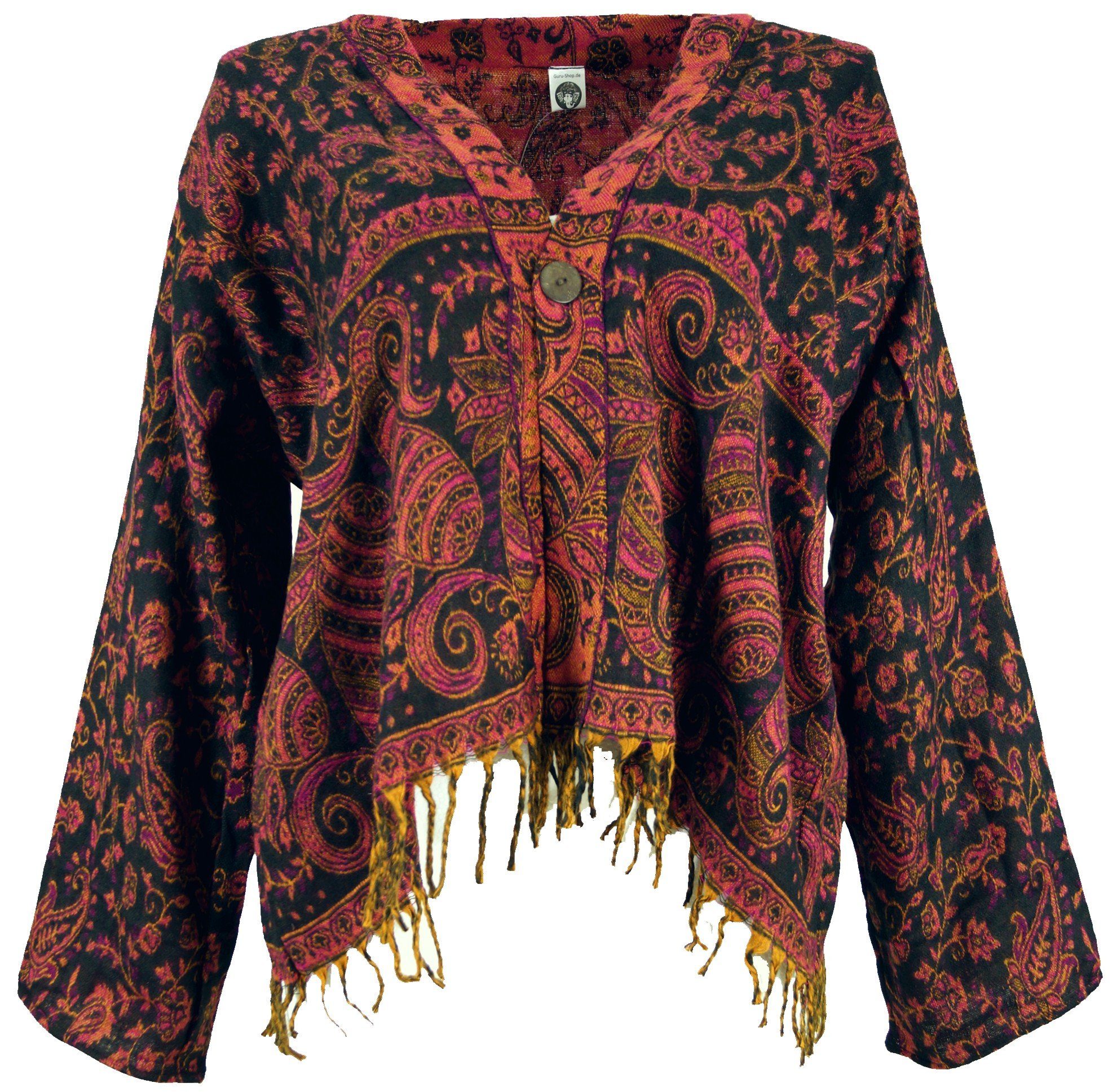 Guru-Shop Langjacke Bolero Jacke, legeres Boho günstig online kaufen