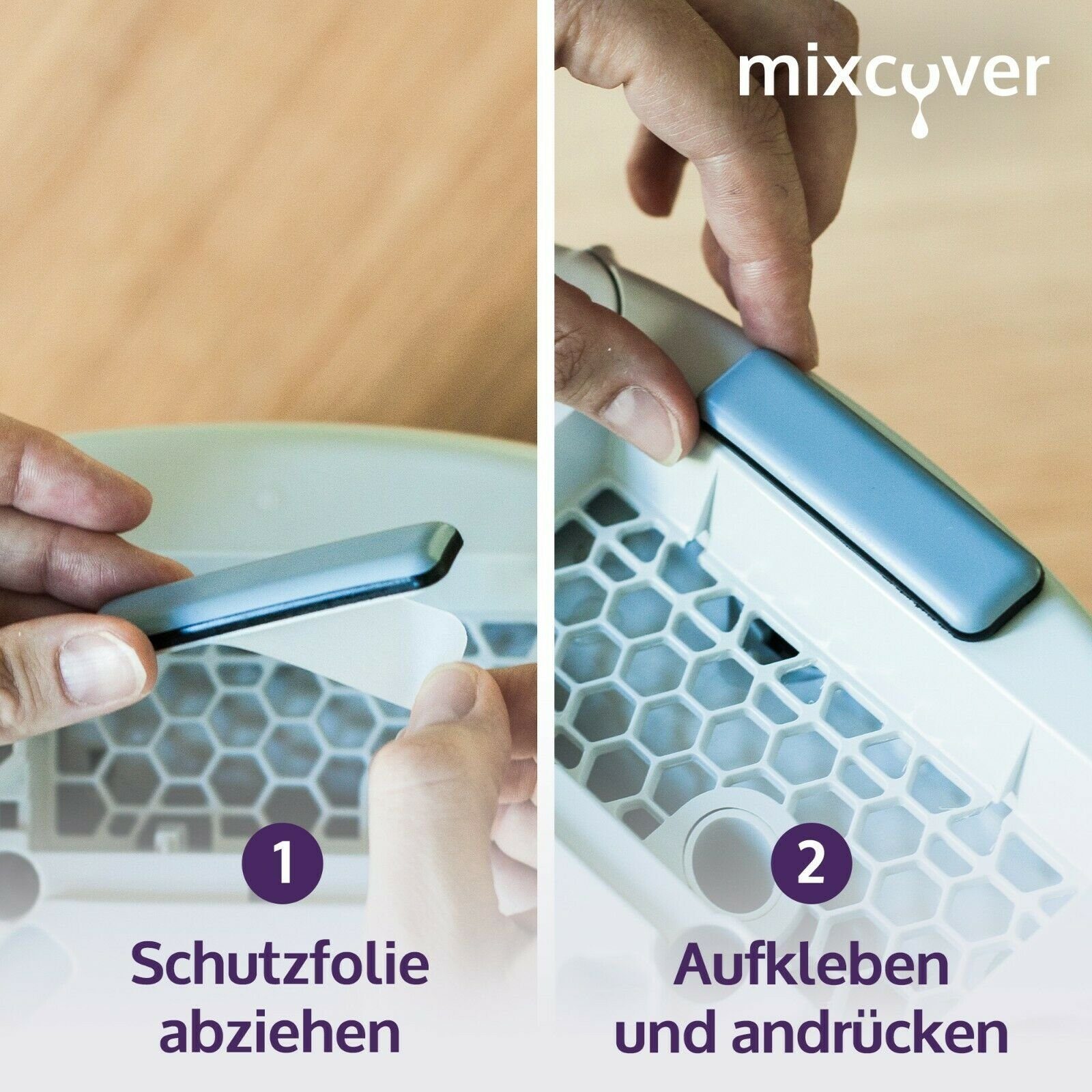 Mixcover Küchenmaschinen-Adapter mixcover Thermomix TM6 unsichtbare den & Set für 1er Gleiter/Slider TM5