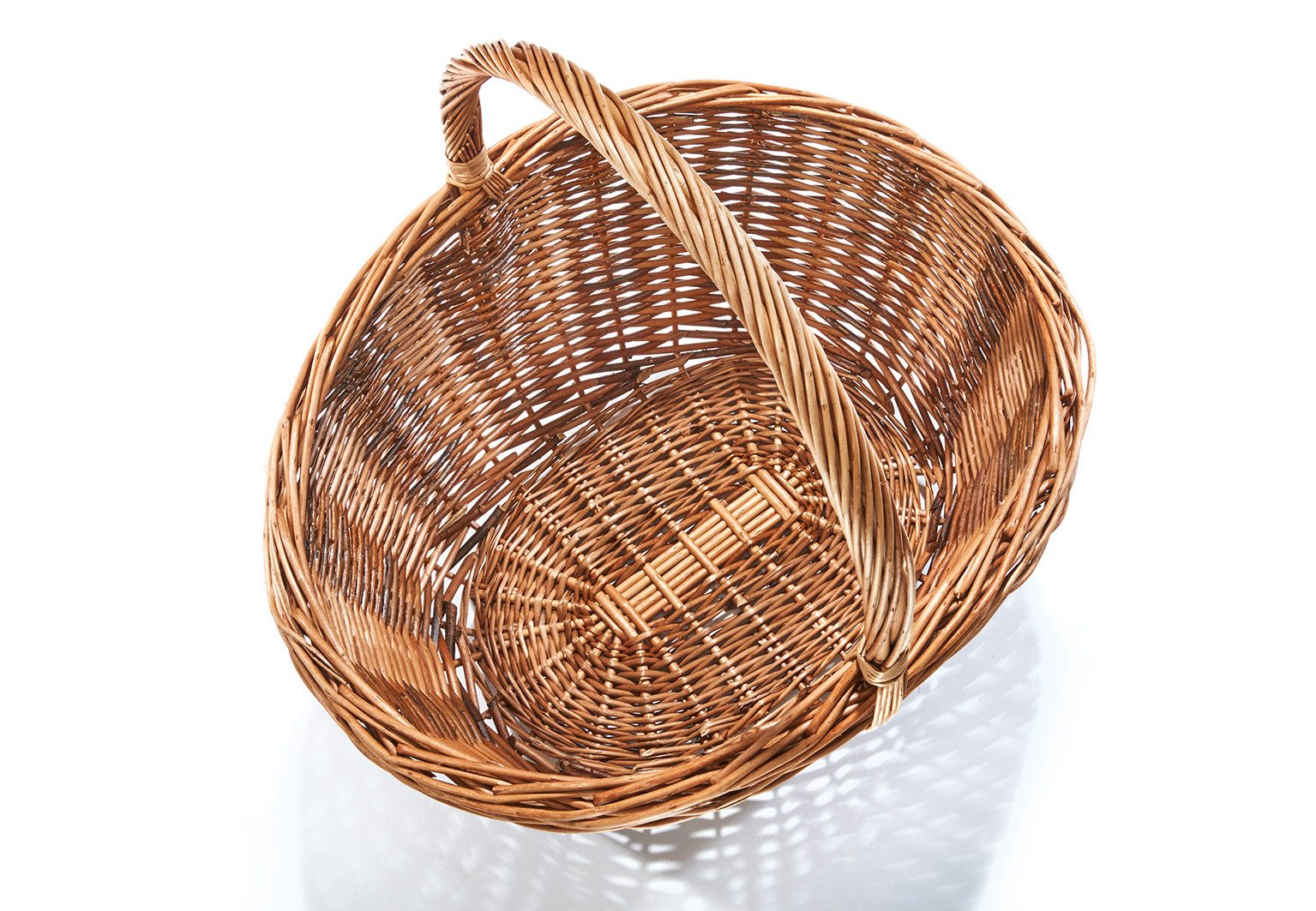 Kobolo Einkaufskorb Korb Weidenkorb LILLY geflochten Shopper Bag, aus Weide – Bild 3 von 5