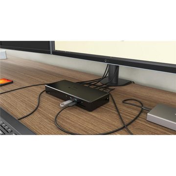 I-TEC Laptop-Dockingstation Thunderbolt 3, 3-fach Display, mit Power Delivery, 96 Watt, Schwarz