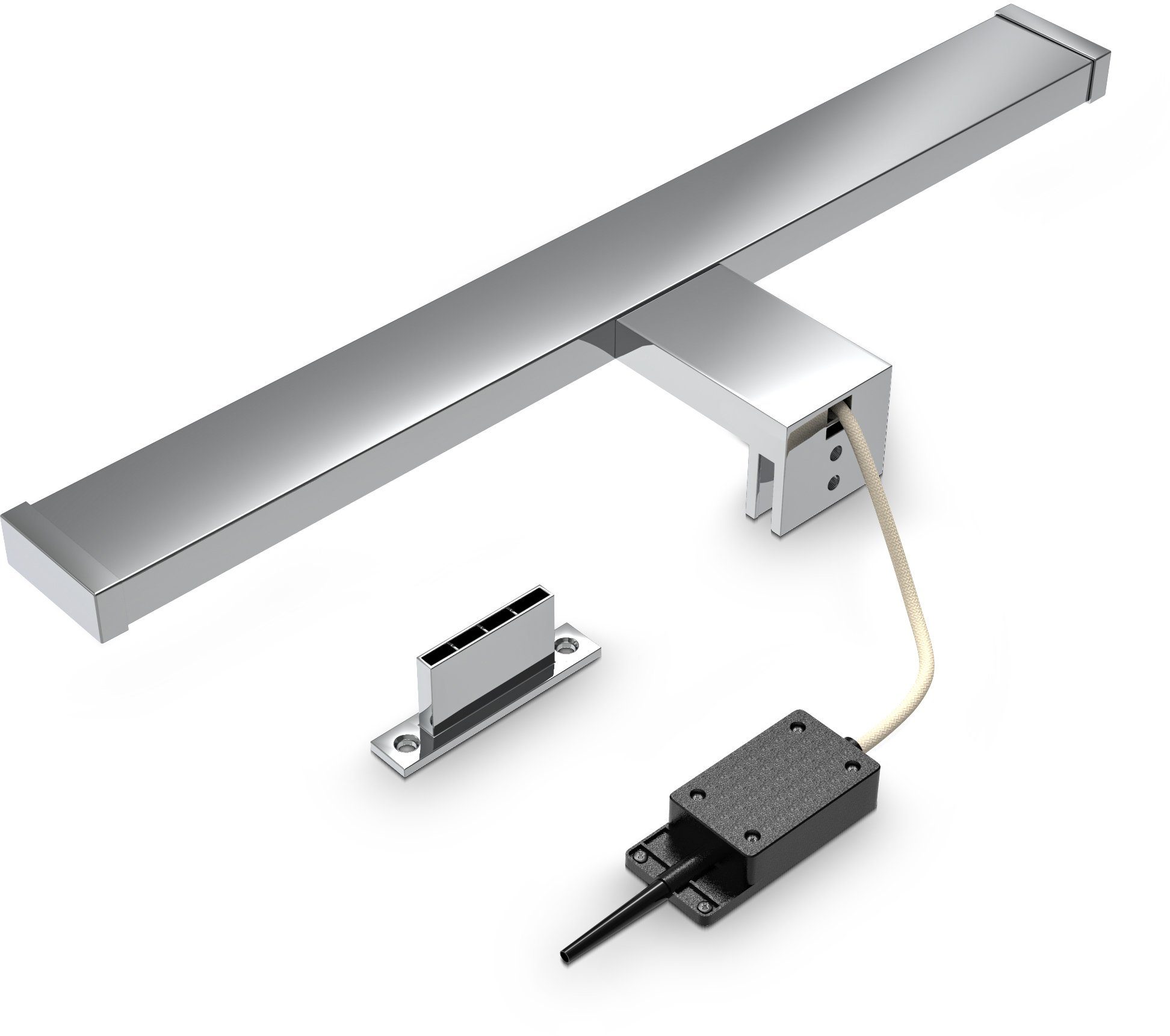 Neutralweiß, B.K.Licht Lumen, IP44 Schminklicht, Badlampe, 600 Spiegellampe, LED fest neutral-weiß, integriert, Spiegelleuchte,