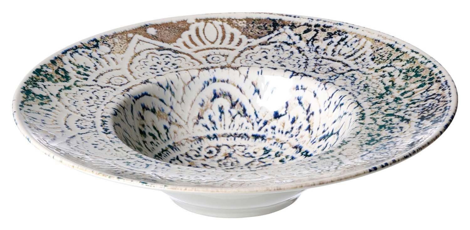 Ritzenhoff & Breker Тарелка обеденная LUIGI, Gourmetteller, Blau, Beige, Weiß, Ø 28 cm
